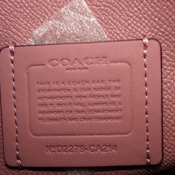 NWT Coach Mollie Bucket Bag Rouge Pink Leather Quiet Luxury Convertible Tote - Picture 10 of 14